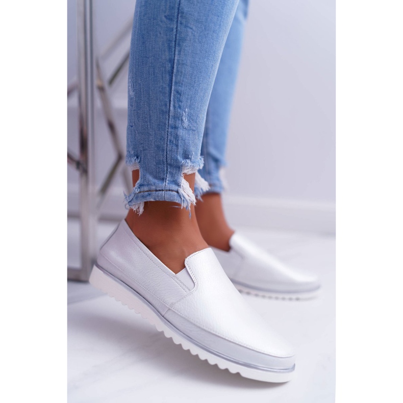 Dámské mokasíny Sergio Leone Silver Magento šedá 1