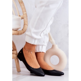 Kožené černé balerínky Maciejka 04100 černá 1