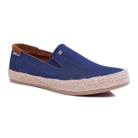 Pánské tenisky Espadrilles Big Star Navy Blue DD174246 námořnická modrá 1