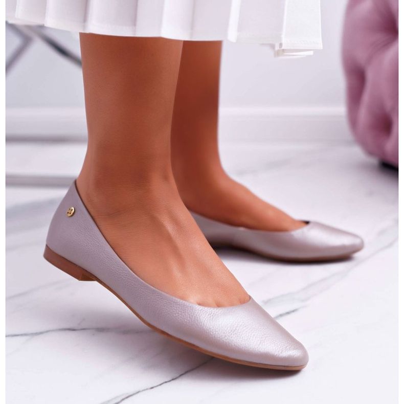 Dámské baleríny Maciejka Leather Beige 04100 béžový 1