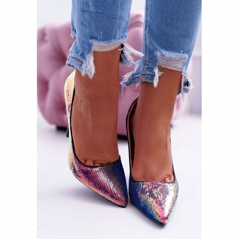 PS1 Dámské jehlové duhovky s flitry CrazyStuff černá 2