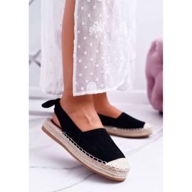 Dámské černé tenisky Espadrilles Moriente černý 1