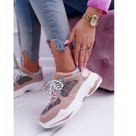 FC1 Dámská sportovní obuv na vysokém podpatku růžová Cabana růžový 1