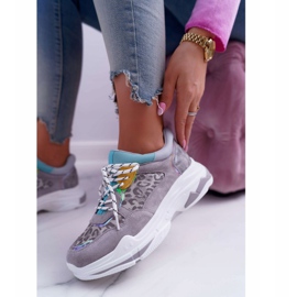 FC1 Dámská sportovní obuv na vysoké podrážce šedá Cabana 1