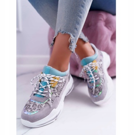 FC1 Dámská sportovní obuv na vysoké podrážce šedá Cabana 2