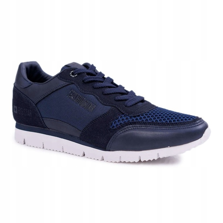 Pánské sportovní boty Big Star Navy Blue DD174108 námořnická modř 1