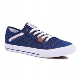 Pánské tenisky Cross Jeans Klasické džíny Navy Blue DD1R4027 námořnická modř 1
