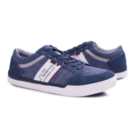 McBraun Pánské sportovní boty Federico Navy Blue námořnická modř 1