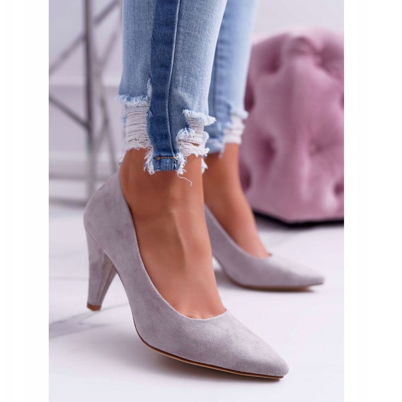 Dámské lodičky Sergio Leone PB139 Grey Felice šedá 1