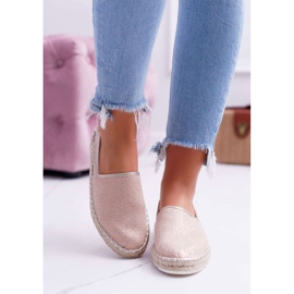 Dámské espadrilky Big Star, pletená podrážka béžová DD274769 béžový 2