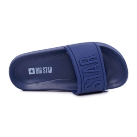 Pantofle Dětská mládež Big Star Navy Blue DD374155 modrý 3