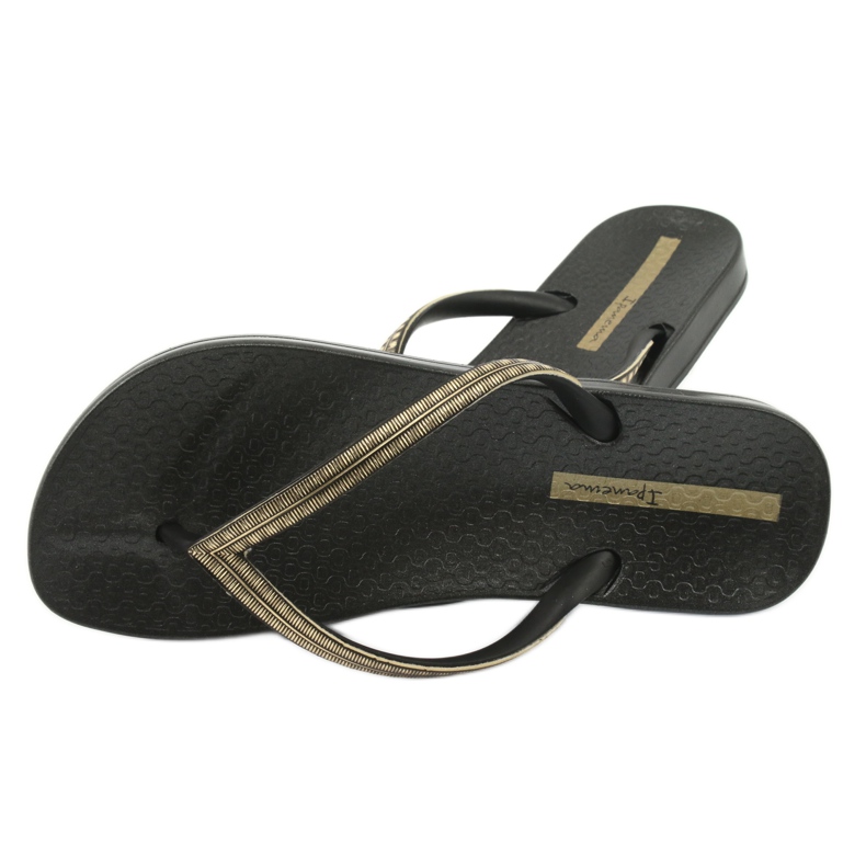 Černé žabky Ipanema 82763 černý žluť 3