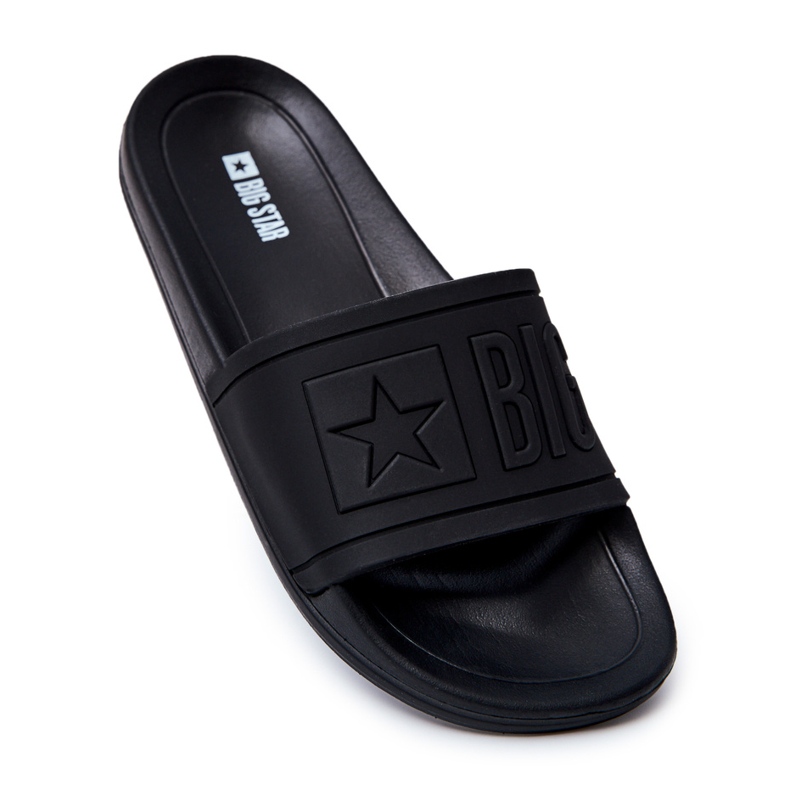 Pánské pantofle Big Star Rubber Black DD174690 černá 1 Pánské pantofle Big Star Rubber Black DD174690 černá 1
