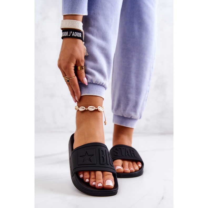 Dámské pantofle Big Star černé DD274A271 černá 1