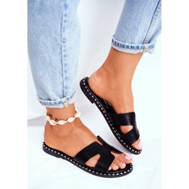 ADY Dámské pantofle Jet Black Montiago černý 2