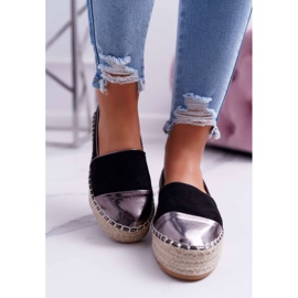 Dámská platforma Espadrilles Black Ringer černý 2