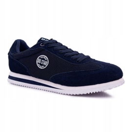 Pánské sportovní boty Big Star Navy Blue DD174087 námořnická modrá 1