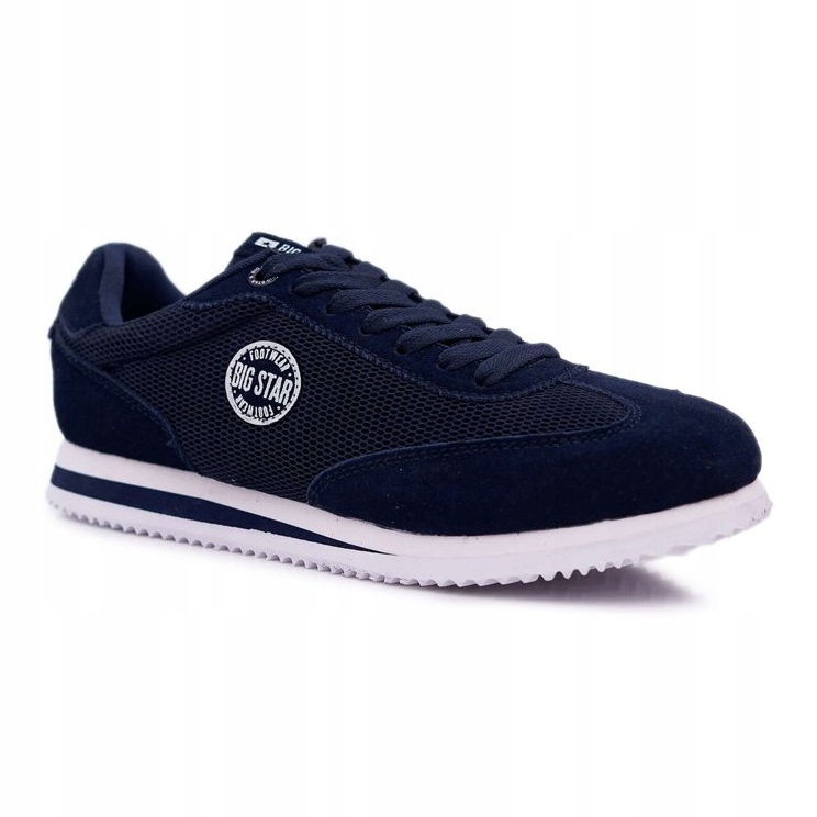 Pánské sportovní boty Big Star Navy Blue DD174087 námořnická modrá 1