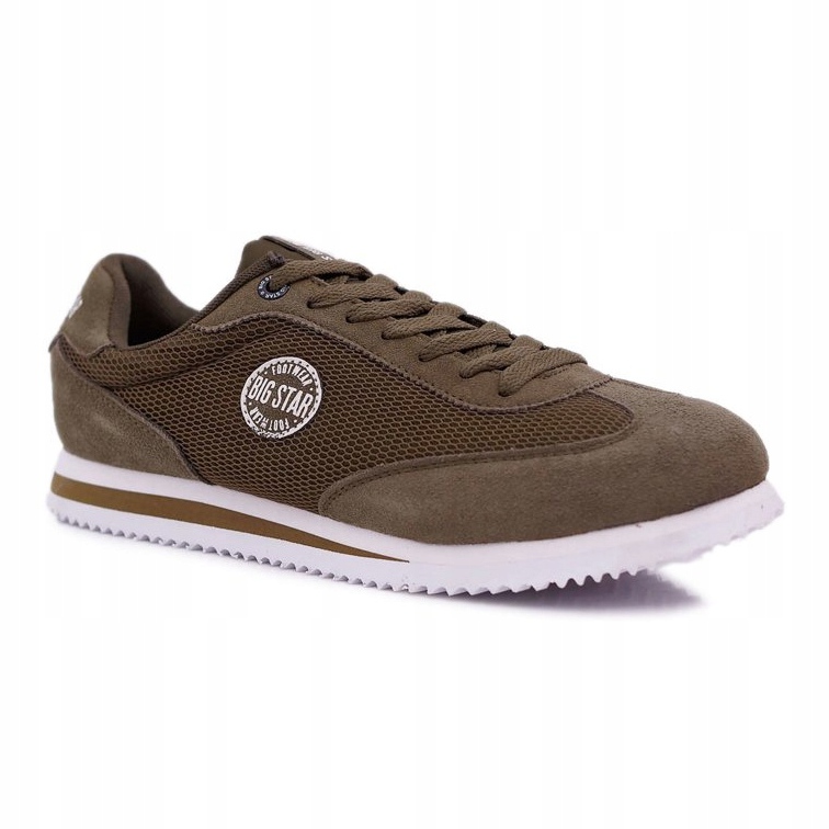 Pánské sportovní boty Big Star Khaki DD174088 zelený 1