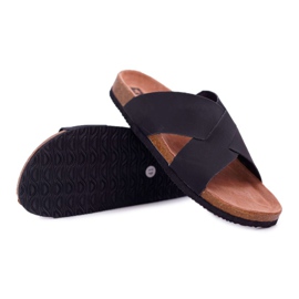 Pánské pantofle Big Star černé DD174603 černá 1 Pánské pantofle Big Star černé DD174603 černá 1