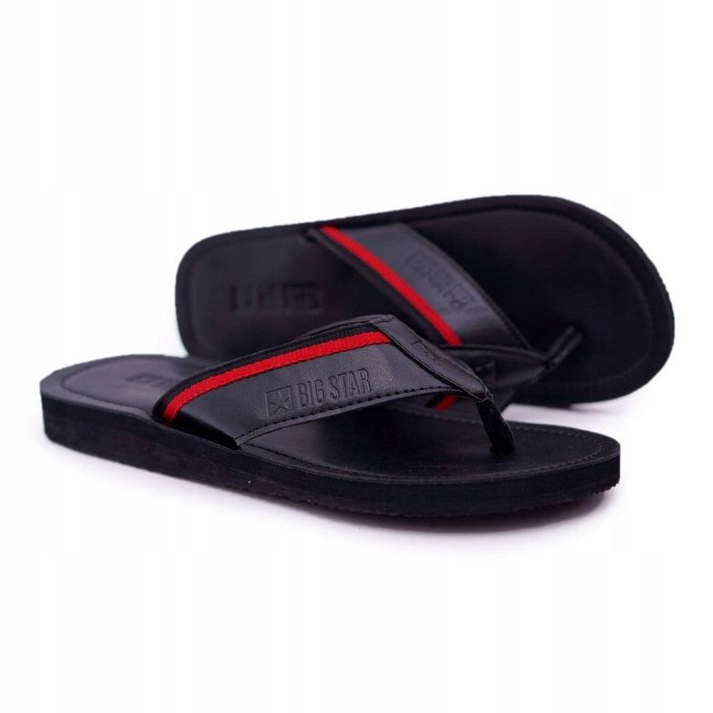 Pánské pantofle Žabky Big Star Black DD174678 černý 1
