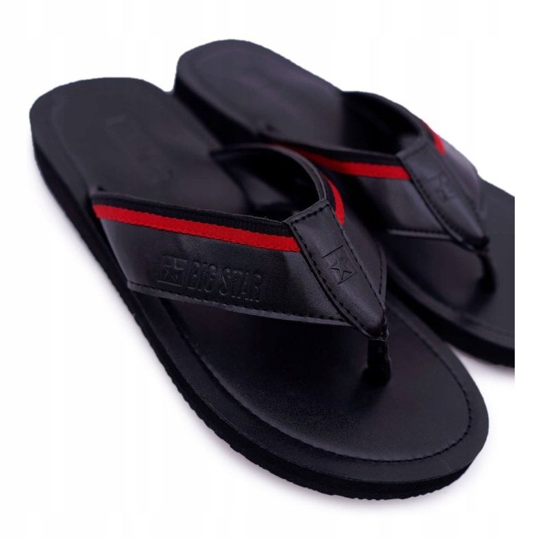 Pánské pantofle Žabky Big Star Black DD174678 černý 2