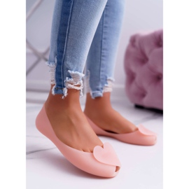 Růžové dámské balerínky Meliski Hearts Opacify růžový 1