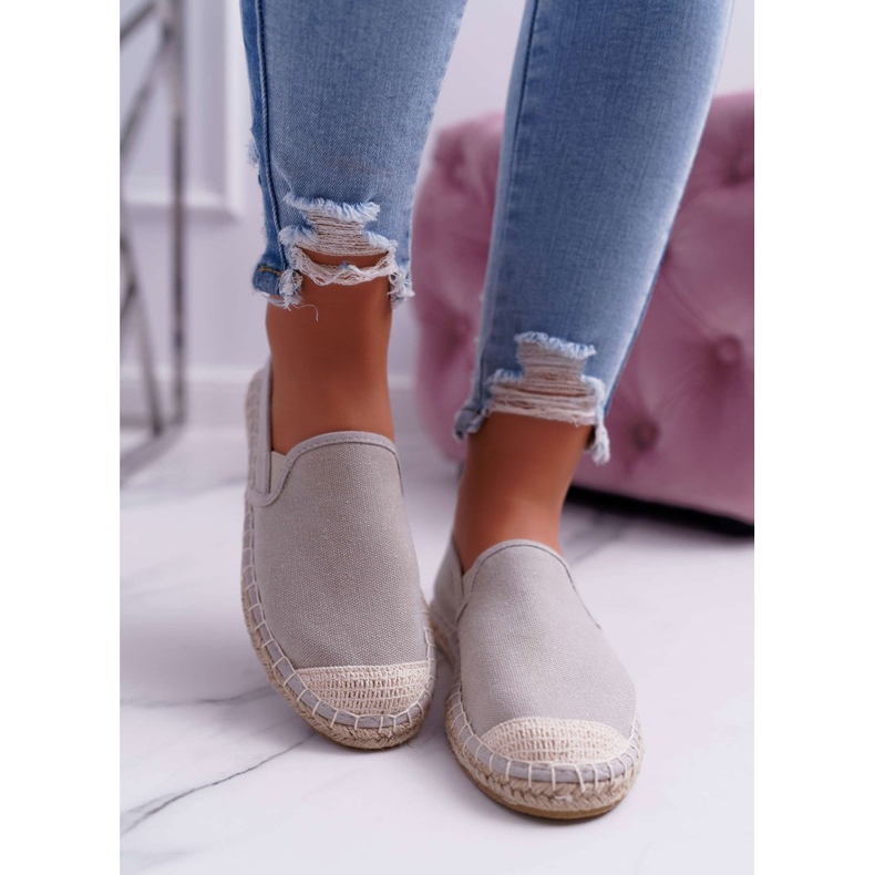 Dámské espadrilky Cross Jeans šedé DD2R4104 šedá 2