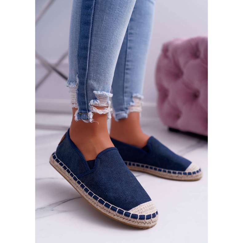 Dámské espadrilky Cross Jeans Navy Blue DD2R4108 námořnická modrá 1