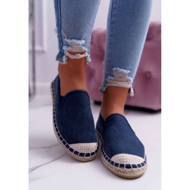 Dámské espadrilky Cross Jeans Navy Blue DD2R4108 námořnická modrá 2