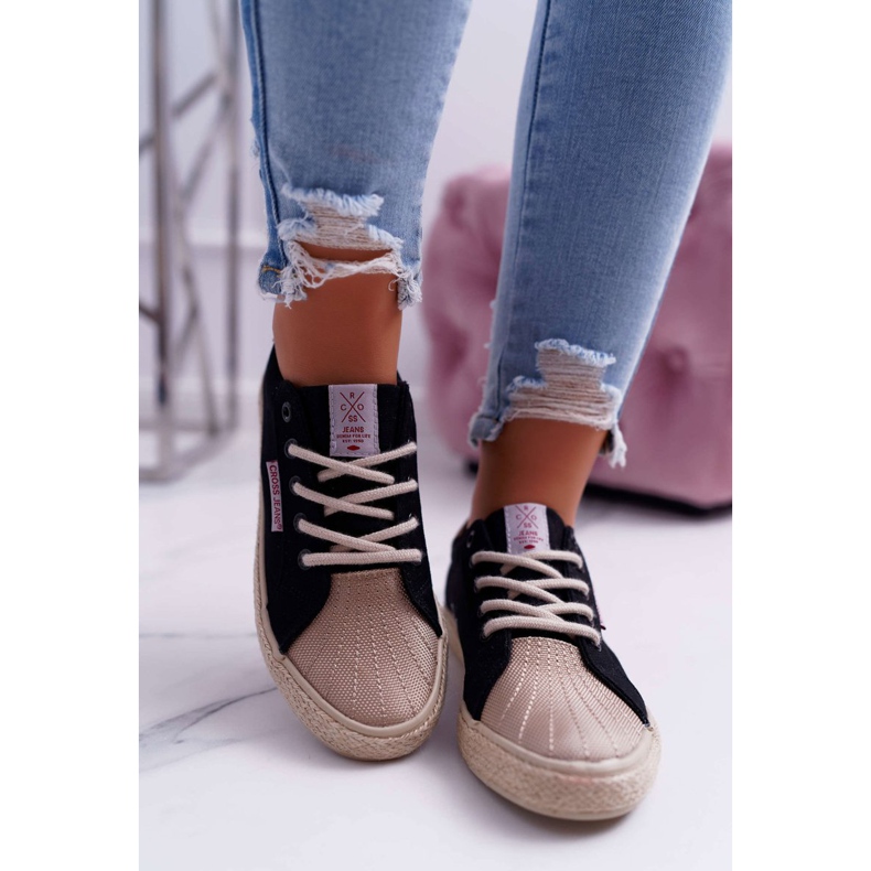 Dámské tenisky Cross Jeans černé DD2R4093 černá 2