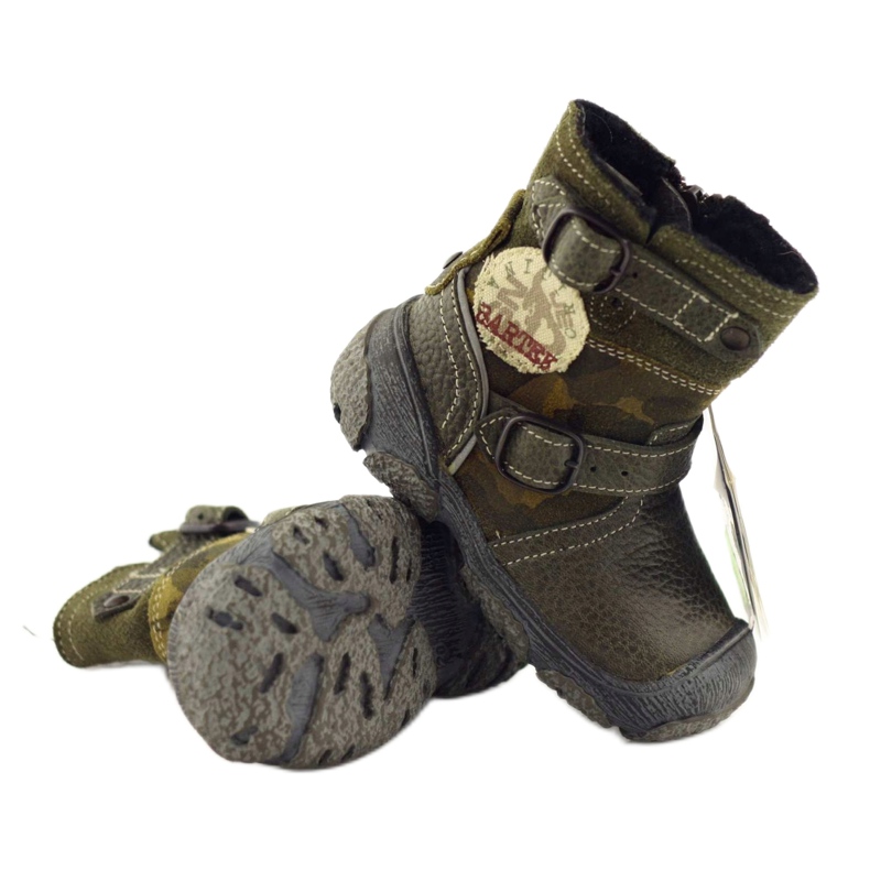 Kožené dětské boty 91543 Green Bartek zelená 3