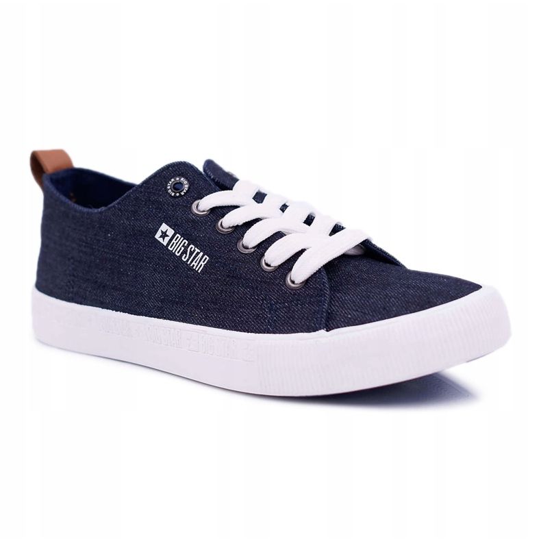 Pánské tenisky Big Star Classic Jeans Navy Blue DD174164 námořnická modř 1