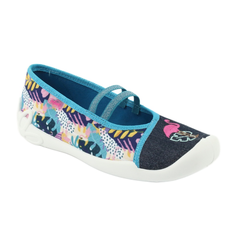 Dětská obuv Befado 116Y270 modrý růžový šedá vícebarevný 2