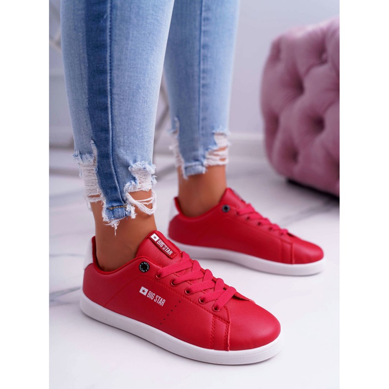 Dámské tenisky Big Star Red DD274220 červený 2