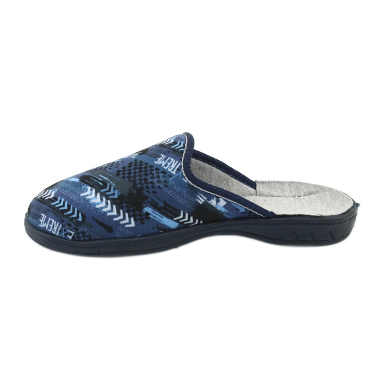 Barevné dětské boty Befado 707Y402 černá námořnická modrá modrý 2