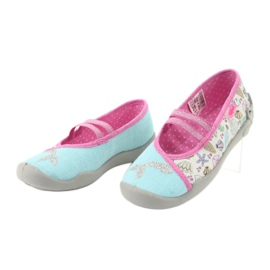 Dětské boty Befado 116X264 fialový modrý růžový šedá zelená žlutá 3