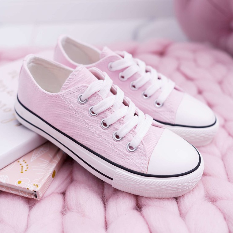 EVE Růžové tenisky Filemon pro mládež růžový 1