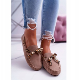 Dámské mokasíny Lu Boo Pohodlná béžová švestka béžový 2