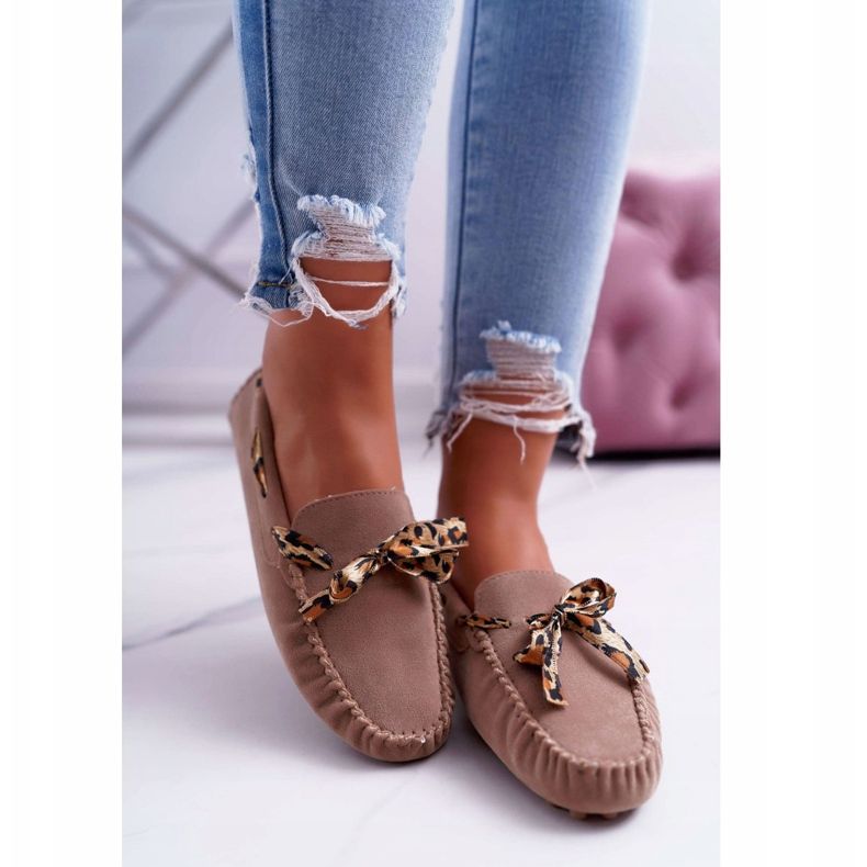 Dámské mokasíny Lu Boo Pohodlná béžová švestka béžový 2