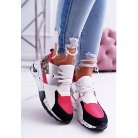 Dámské sportovní boty Lu Boo s leopardím vzorem bílé Malibu bílý vícebarevný 2