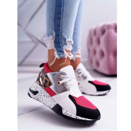 Dámské sportovní boty Lu Boo s leopardím vzorem bílé Malibu bílý vícebarevný 1