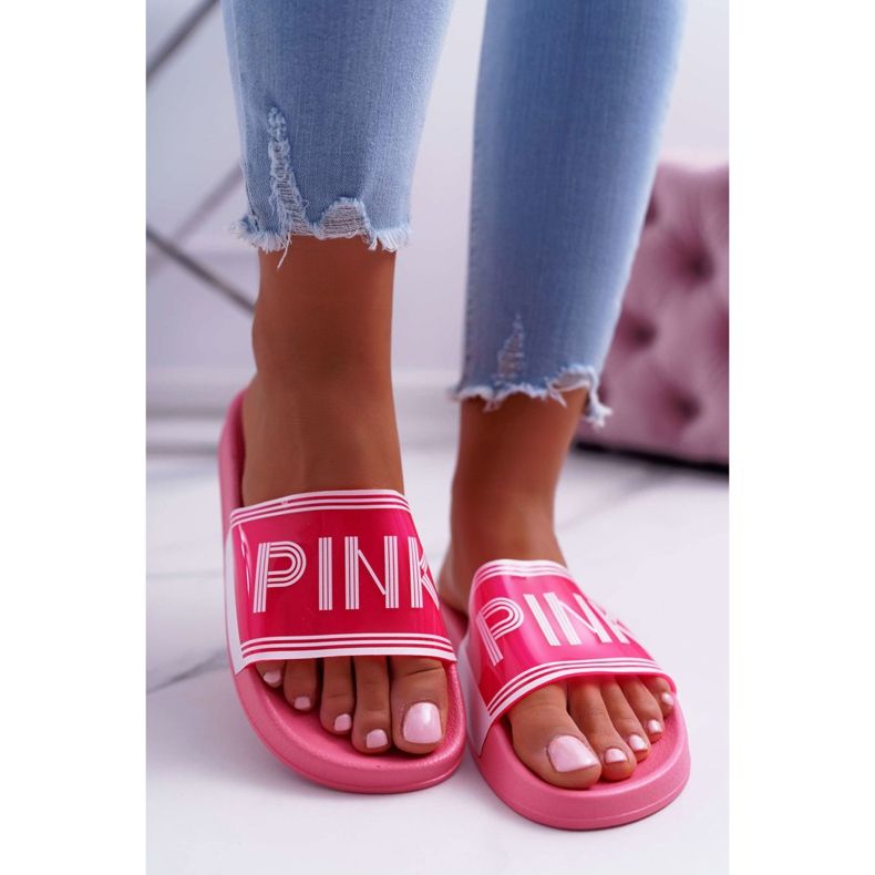 Dámské růžové pantofle Vrita růžový 2