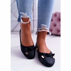 EVE Elegantní dámské černé balerínky LaDonna černá 2