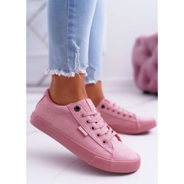Dámské tenisky Big Star Suede Pink EE274047 růžový 1