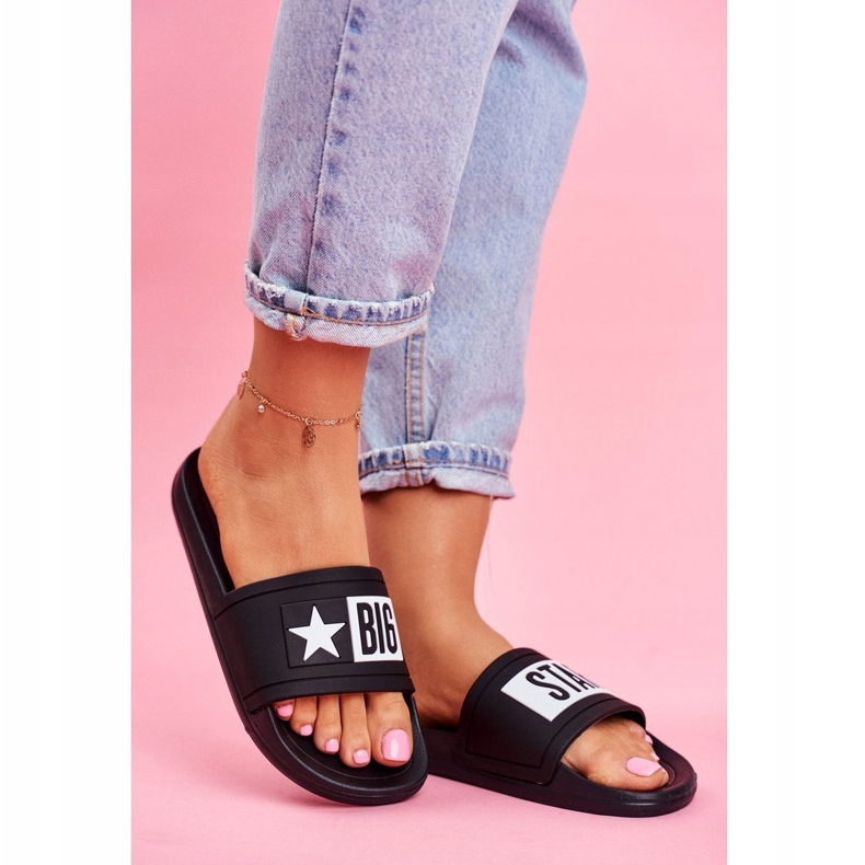 Dámské pantofle Big Star černé DD274A266 černá 1