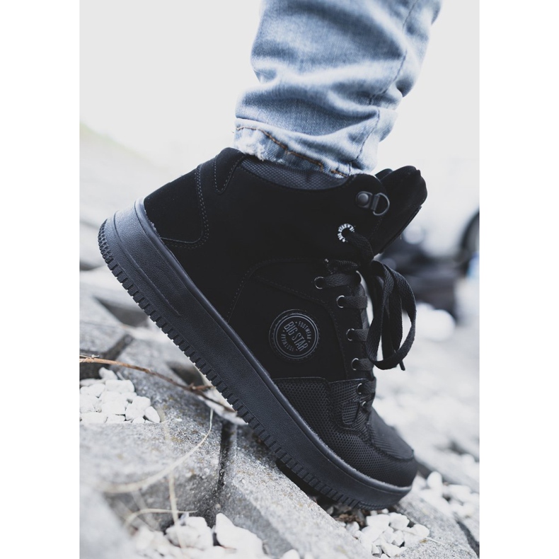 Pánské sportovní boty Big Star High Black EE174433 černá 1