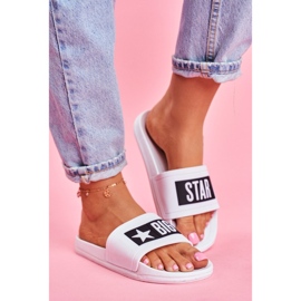 Dámské pantofle Big Star White DD274A264 bílý 2