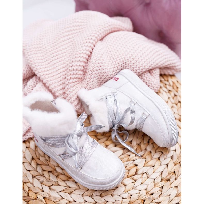 Dětské dívčí boty Big Star White EE374079 bílý 1