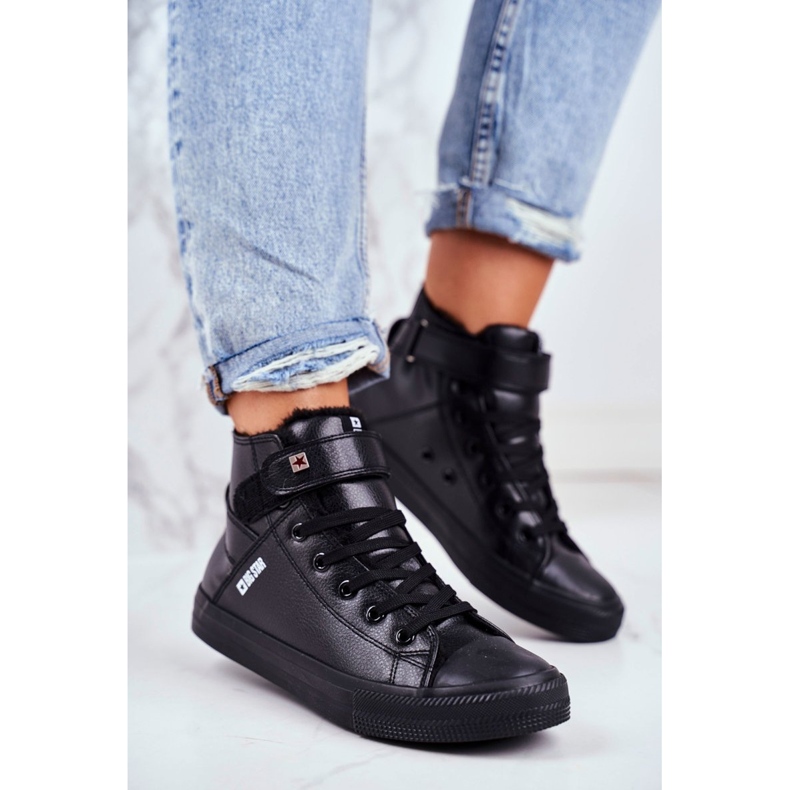 Dámské tenisky Big Star Warm Black V274542FW černý 2